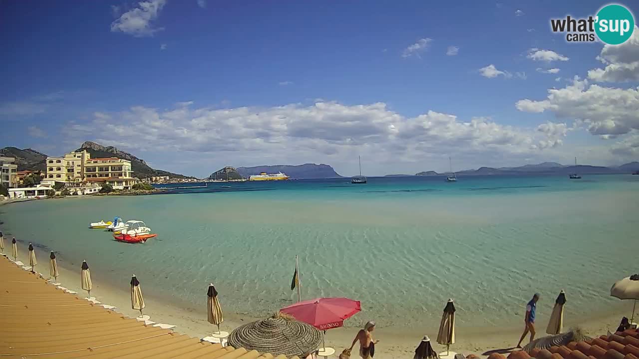 Webcam Terza Spiaggia Golfo Aranci – Liveblick auf den Strand