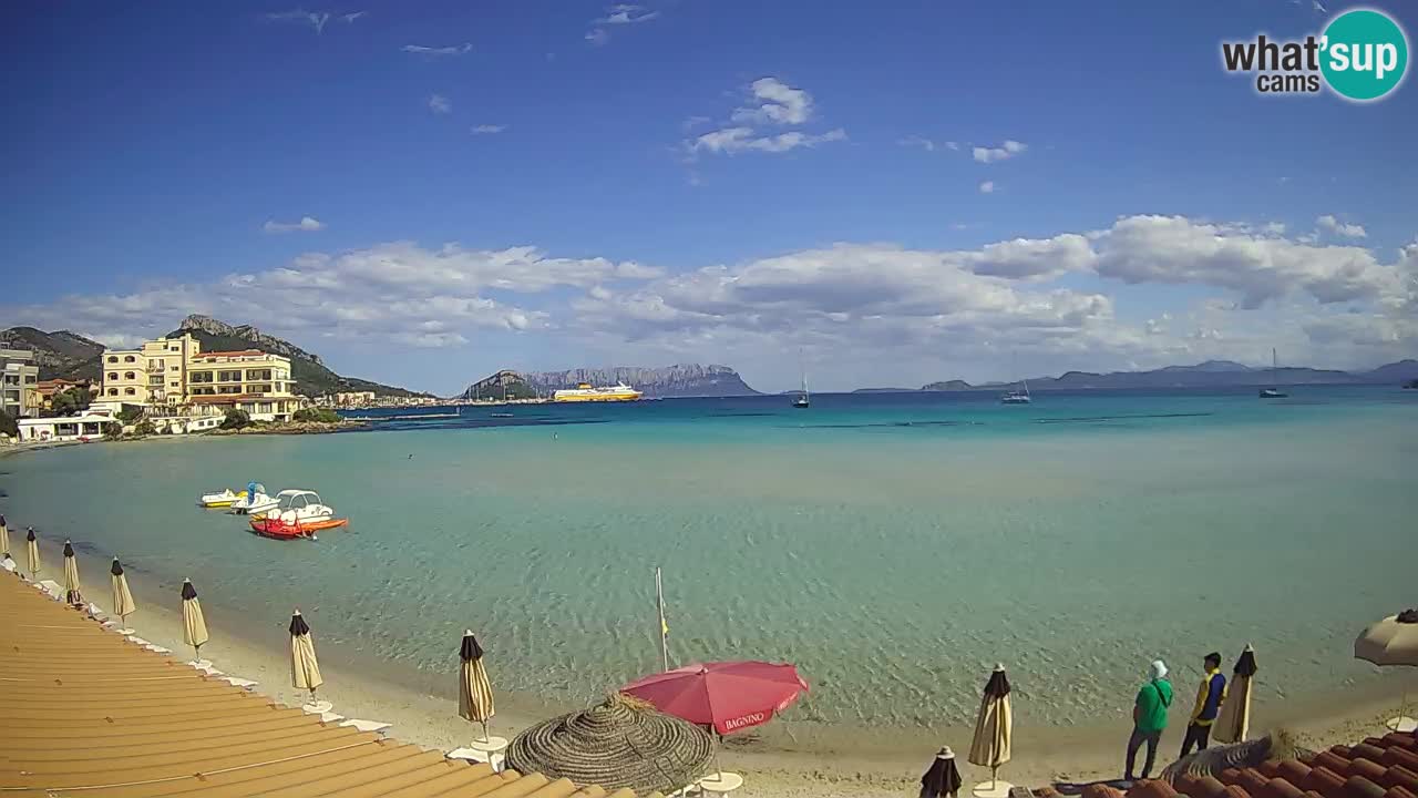 Webcam Terza Spiaggia Golfo Aranci – Vue en direct de la plage