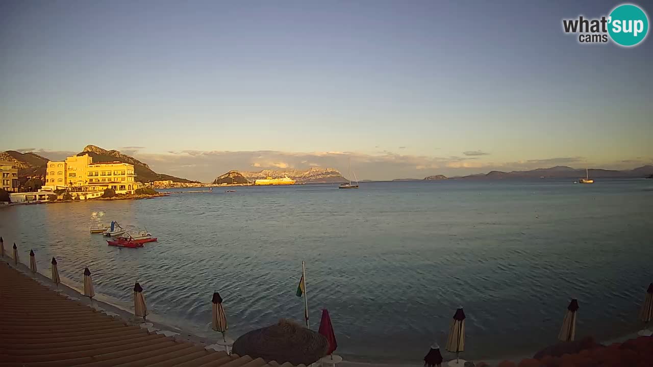 Webcam Terza Spiaggia Golfo Aranci – Vue en direct de la plage
