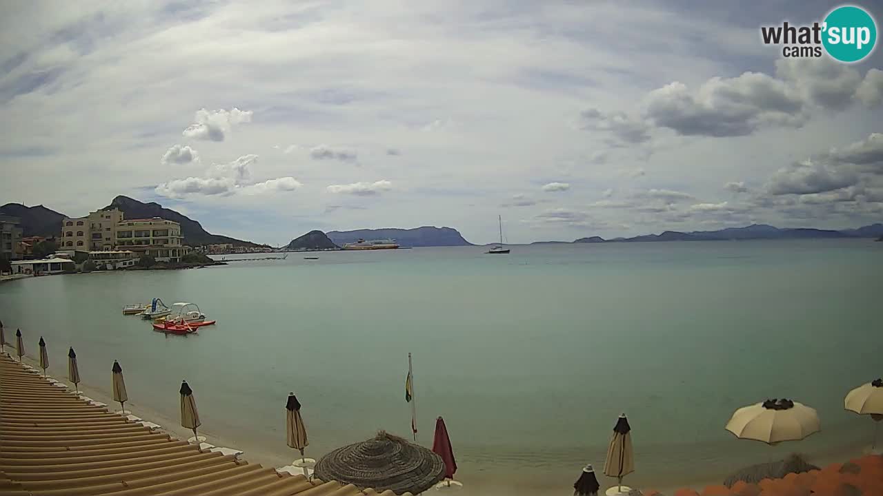 Webcam Terza Spiaggia Golfo Aranci – Liveblick auf den Strand