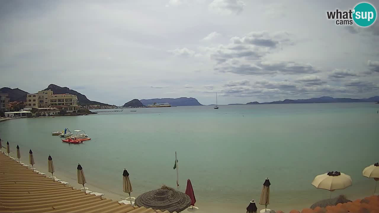 Webcam Terza Spiaggia Golfo Aranci – Liveblick auf den Strand