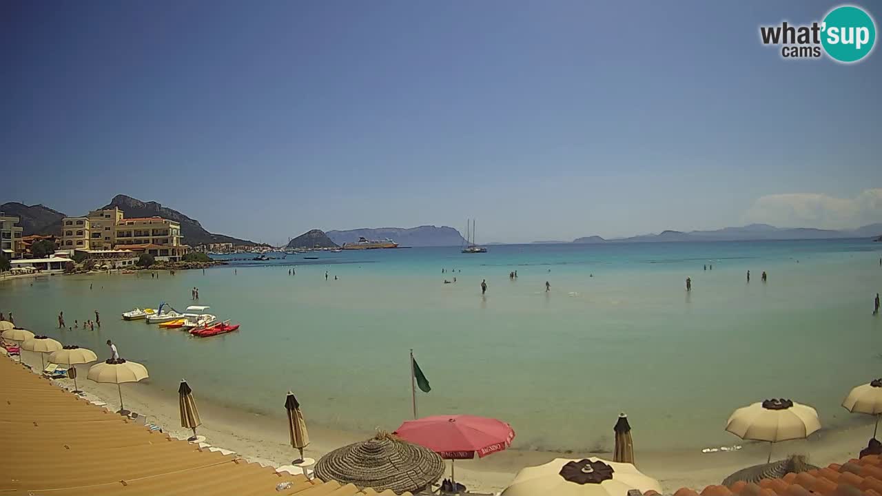 Webcam Terza Spiaggia Golfo Aranci – Liveblick auf den Strand