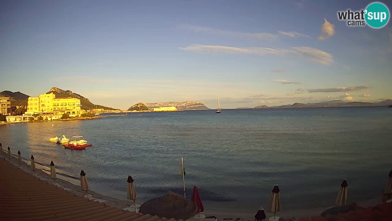Webcam Terza Spiaggia Golfo Aranci – Liveblick auf den Strand