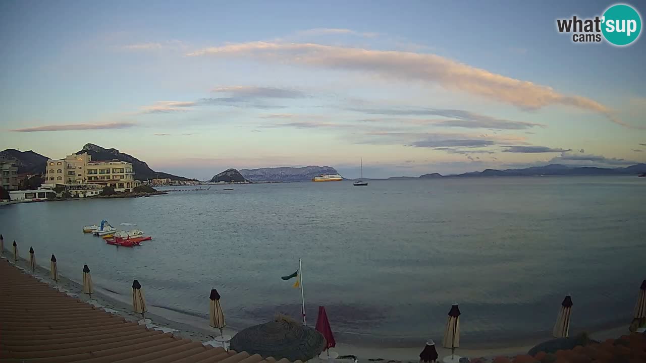 Webcam Terza Spiaggia Golfo Aranci – Liveblick auf den Strand