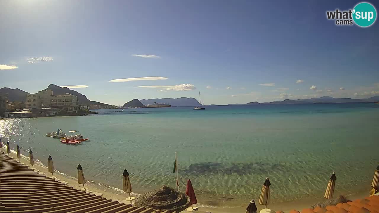 Webcam Terza Spiaggia Golfo Aranci – Vue en direct de la plage
