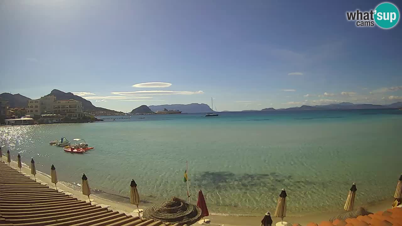 Webcam Terza Spiaggia Golfo Aranci – Vista en directo de la playa