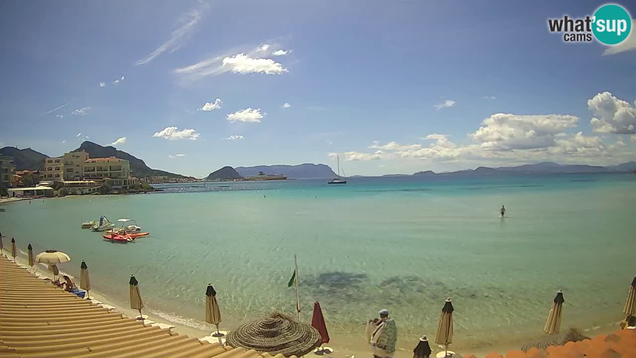 Webcam Terza Spiaggia Golfo Aranci – Vue en direct de la plage