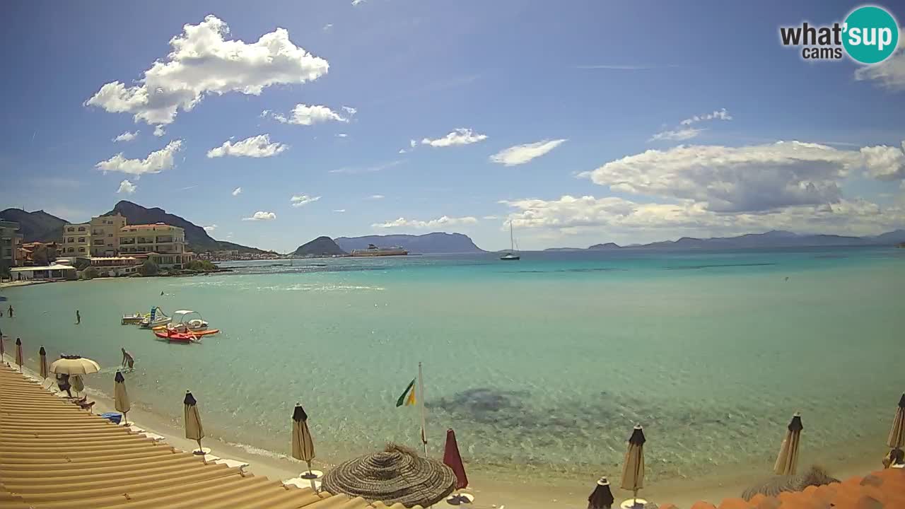 Webcam Terza Spiaggia Golfo Aranci – Vista en directo de la playa