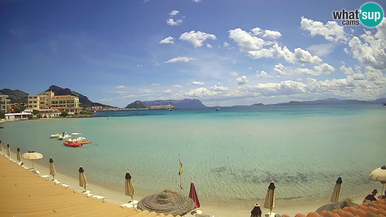 Webcam Terza Spiaggia Golfo Aranci – Vue en direct de la plage