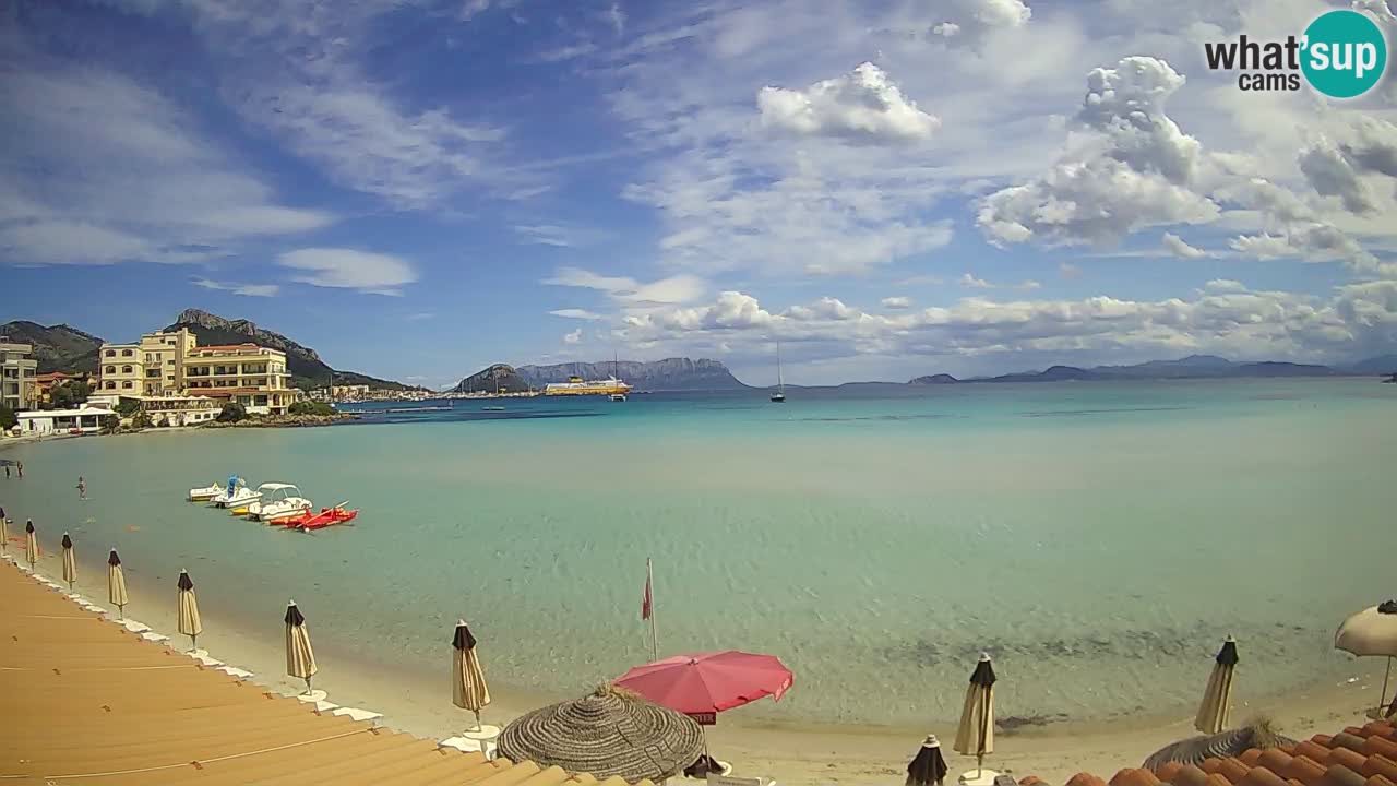 Webcam Terza Spiaggia Golfo Aranci – Vue en direct de la plage