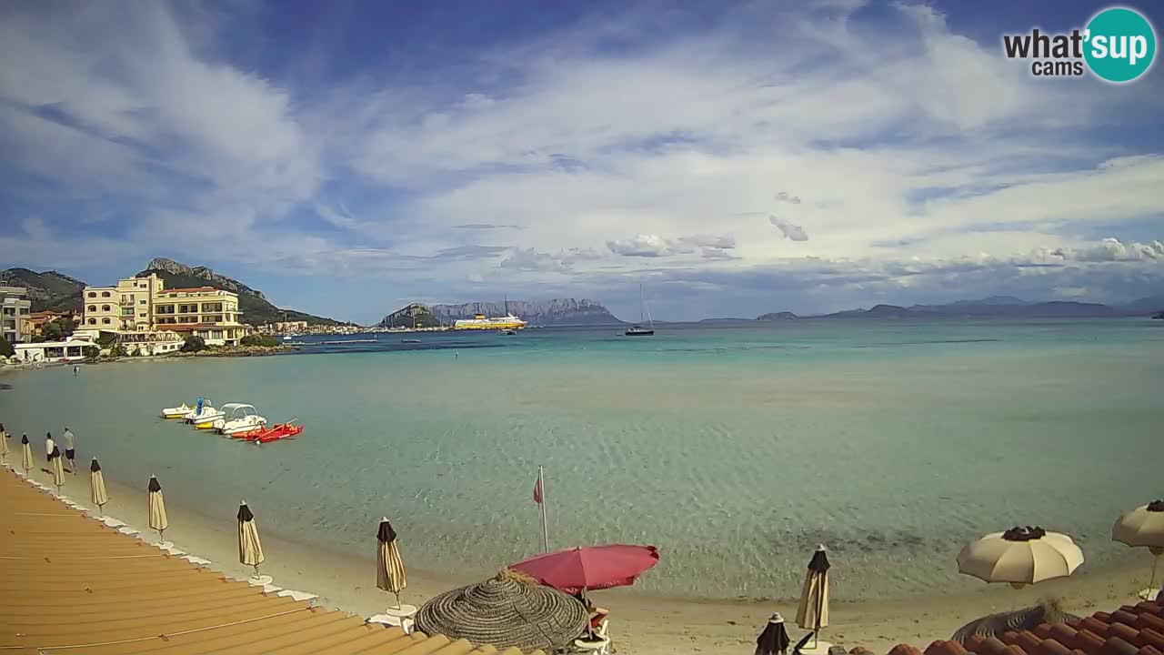 Webcam Terza Spiaggia Golfo Aranci – Vue en direct de la plage