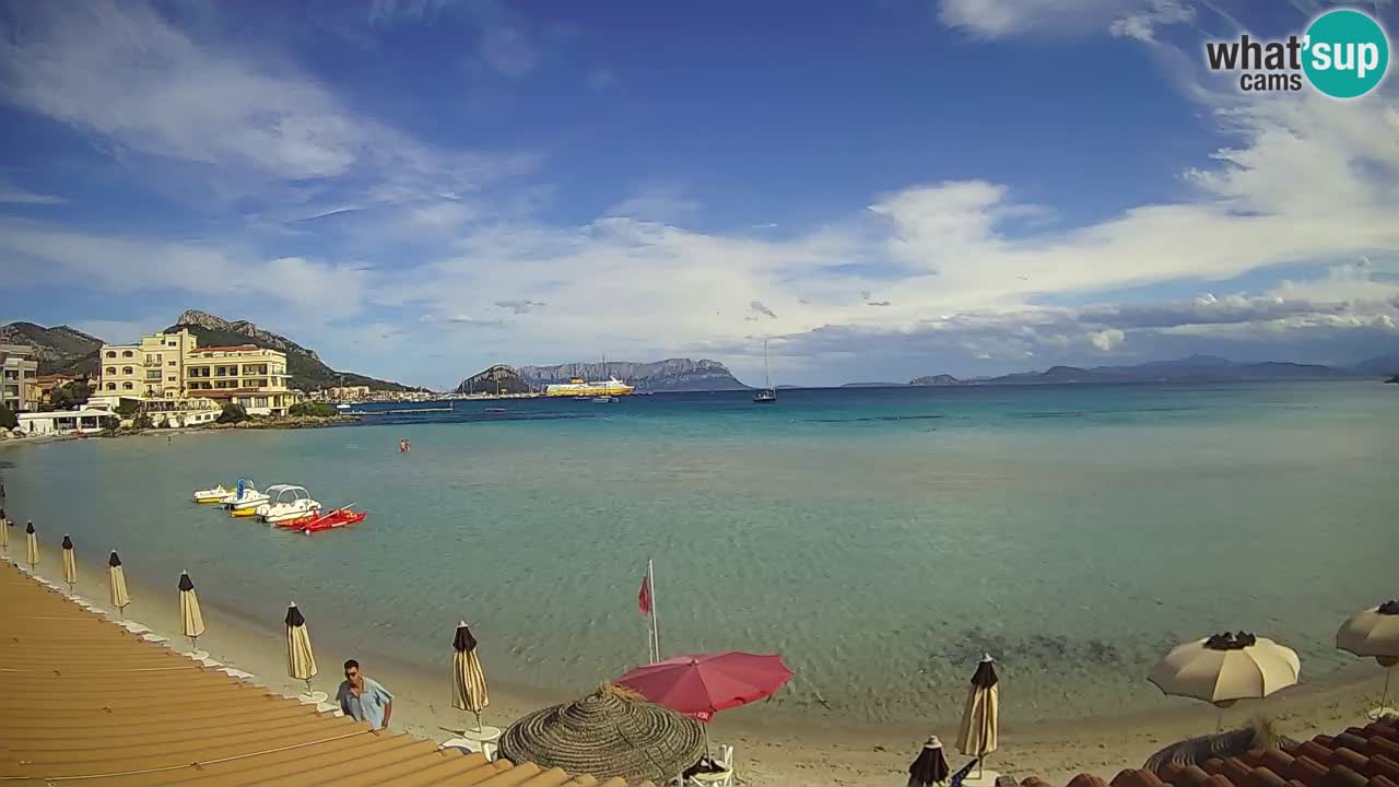 Webcam Terza Spiaggia Golfo Aranci – Vue en direct de la plage
