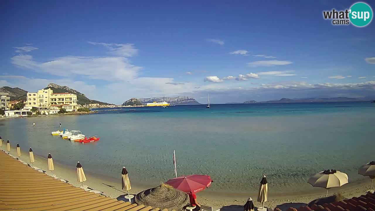 Webcam Terza Spiaggia Golfo Aranci – Vue en direct de la plage