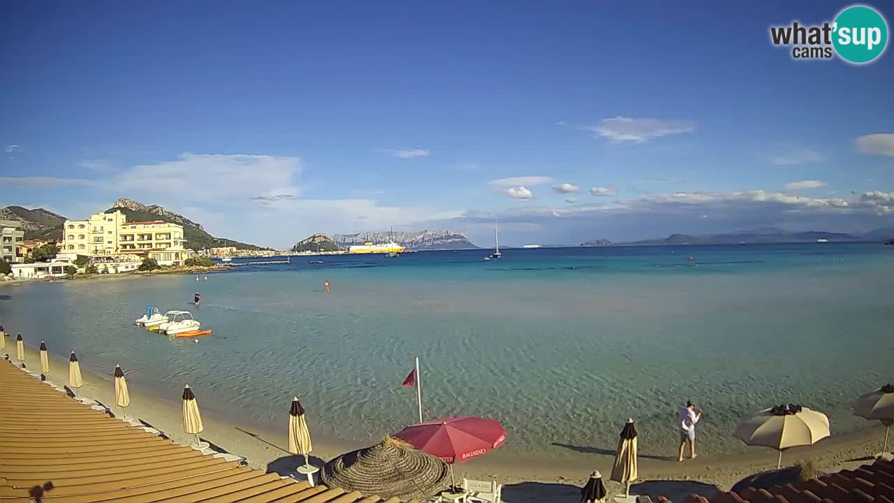 Webcam Terza Spiaggia Golfo Aranci – Vista en directo de la playa