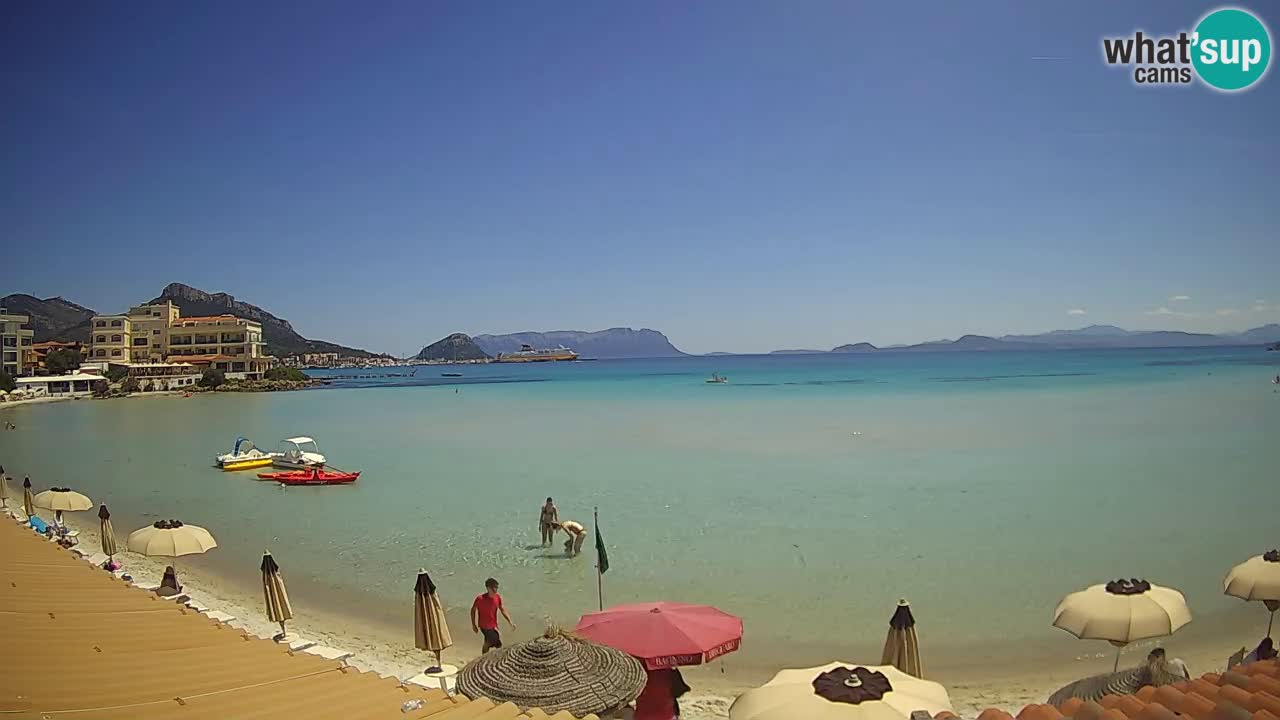 Webcam Terza Spiaggia Golfo Aranci – Vista mare in diretta