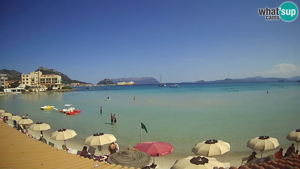 Webcam Terza Spiaggia Golfo Aranci – Liveblick auf den Strand