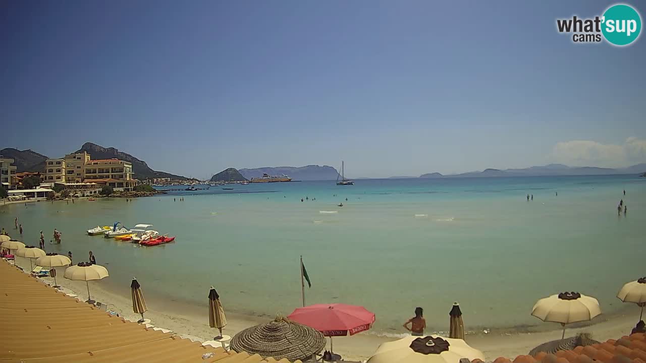 Webcam Terza Spiaggia Golfo Aranci – Liveblick auf den Strand