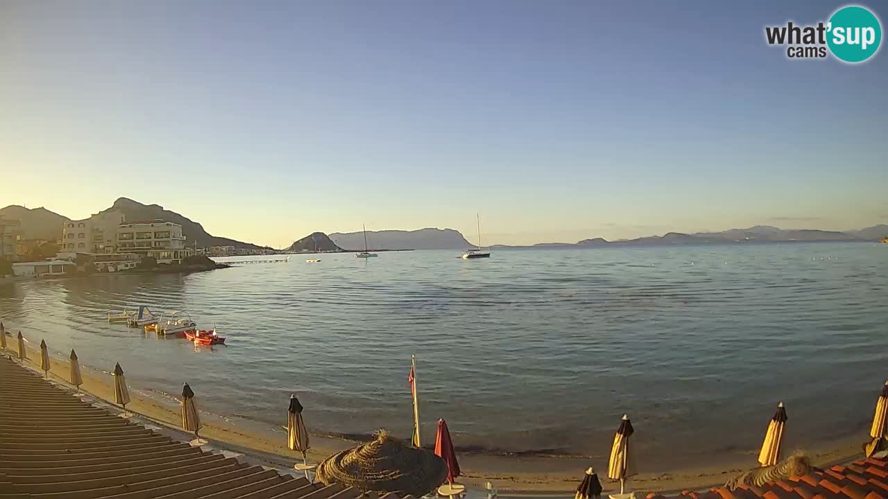 Webcam Terza Spiaggia Golfo Aranci – Vue en direct de la plage