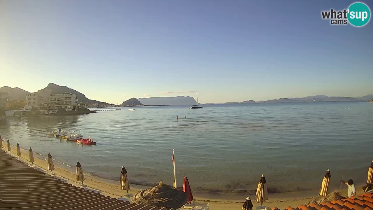 Webcam Terza Spiaggia Golfo Aranci – Vista en directo de la playa