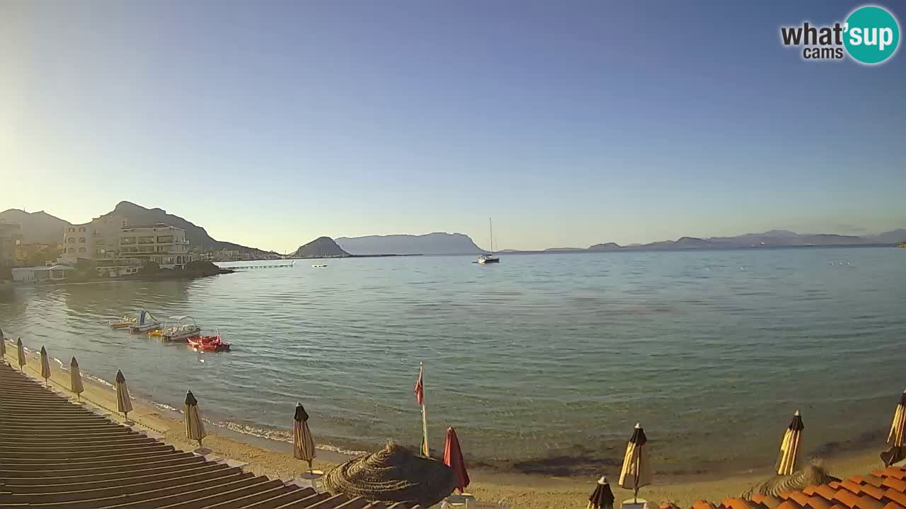 Webcam Terza Spiaggia Golfo Aranci – Vue en direct de la plage