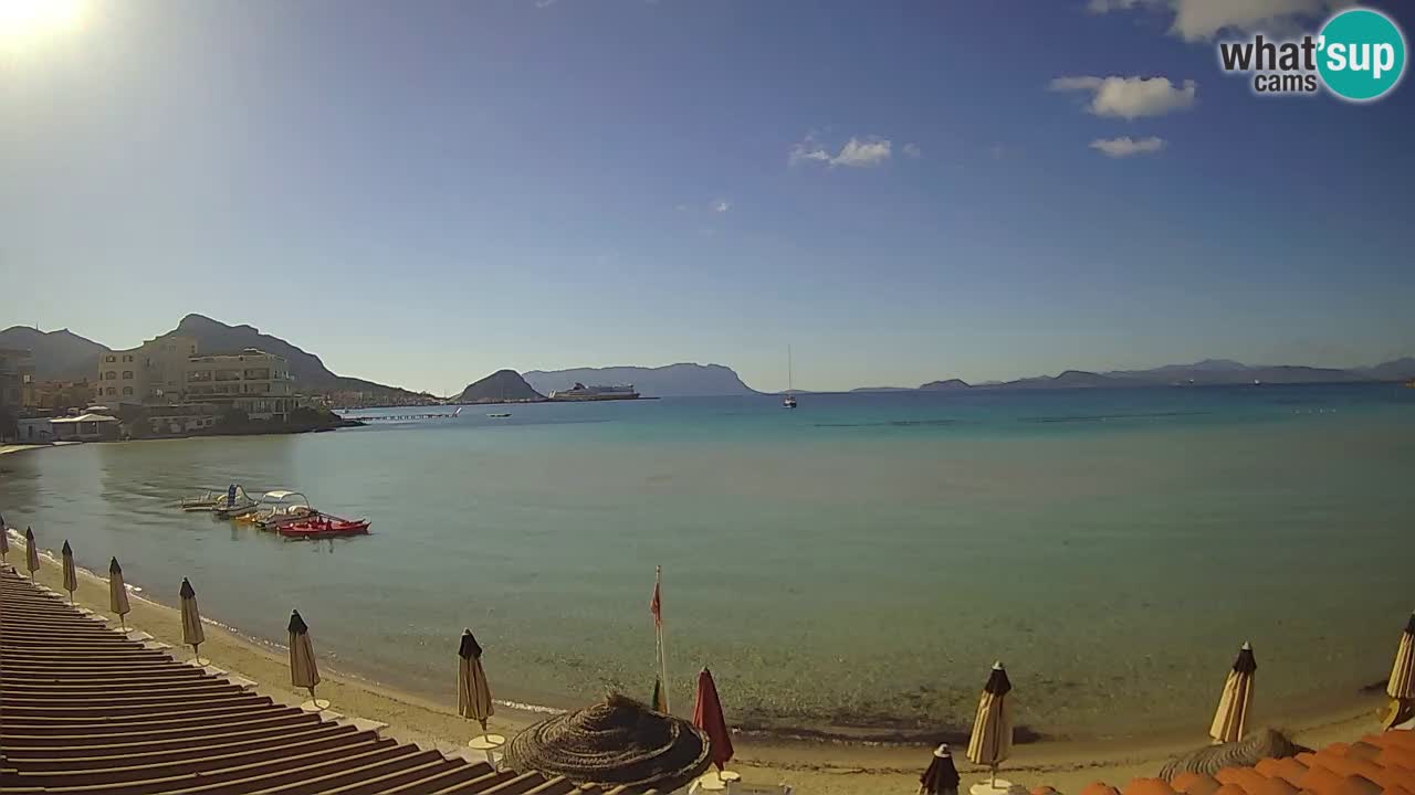 Webcam Terza Spiaggia Golfo Aranci – Vue en direct de la plage