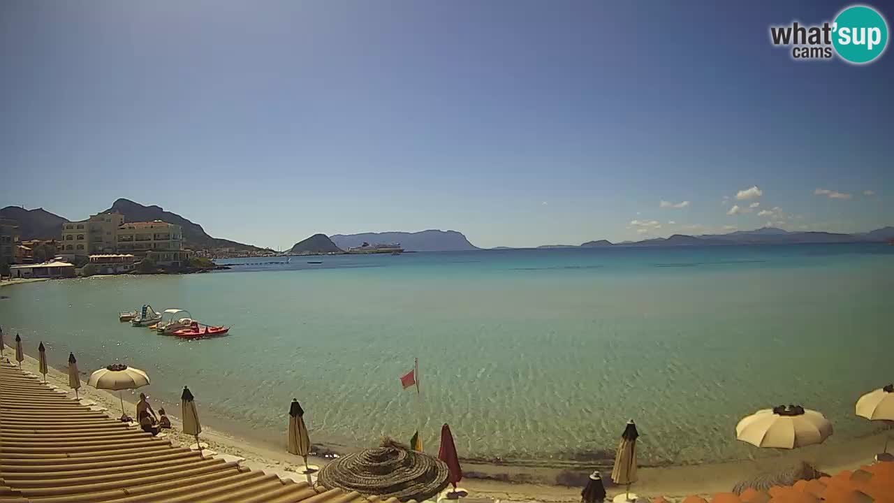 Webcam Terza Spiaggia Golfo Aranci – Vista en directo de la playa
