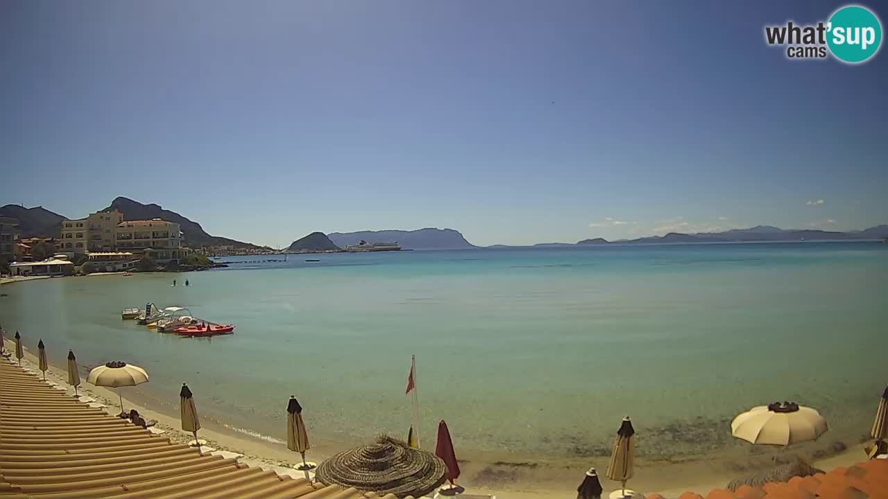 Webcam Terza Spiaggia Golfo Aranci – Vue en direct de la plage