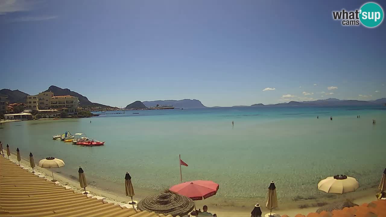 Webcam Terza Spiaggia Golfo Aranci – Vue en direct de la plage
