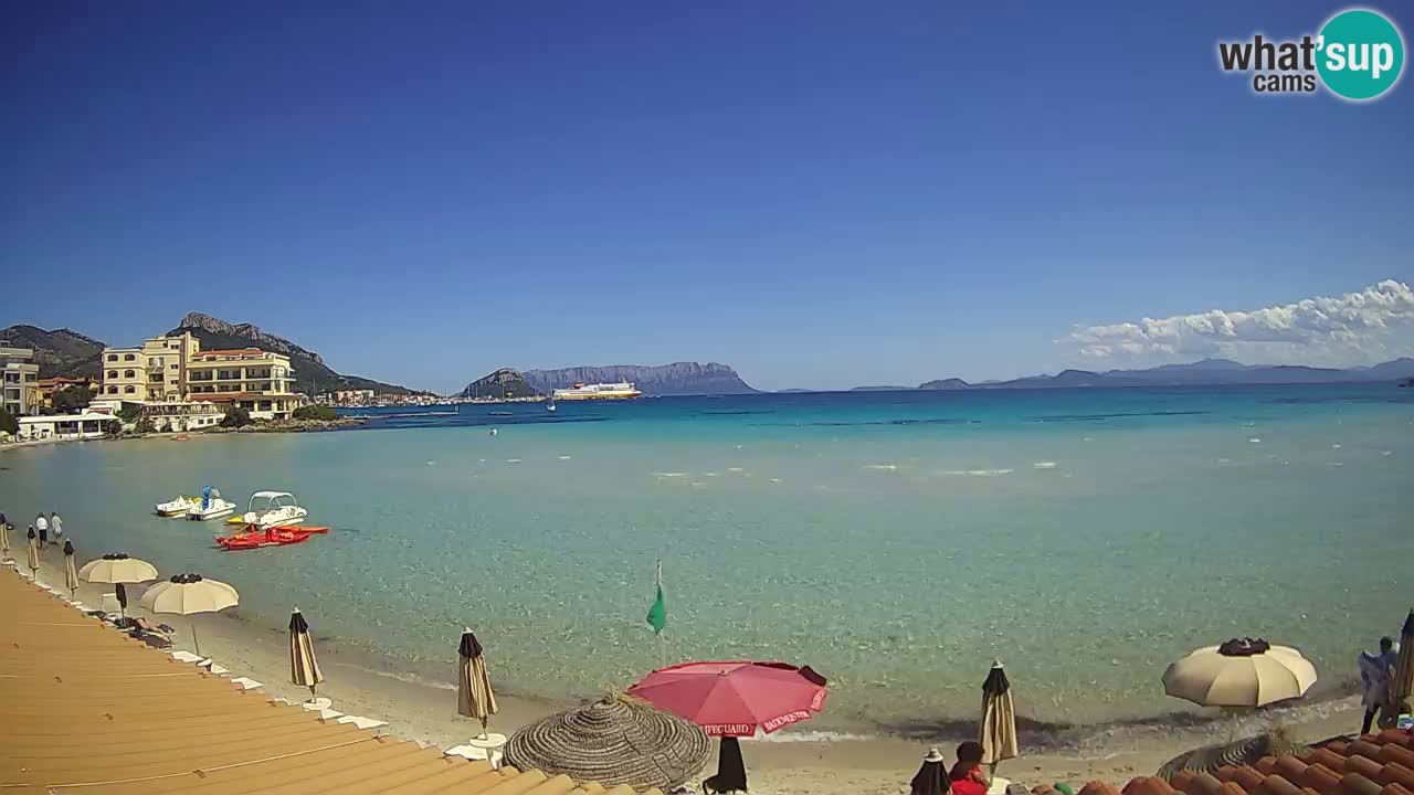 Webcam Terza Spiaggia Golfo Aranci – Liveblick auf den Strand