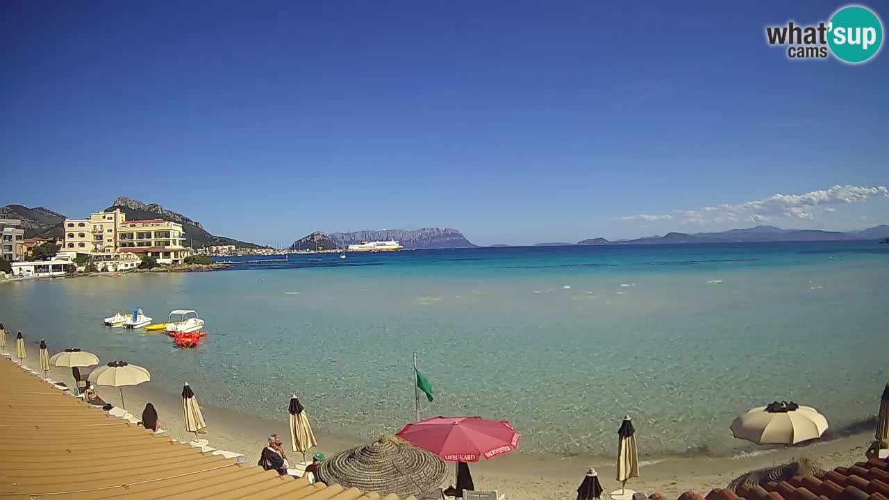 Webcam Terza Spiaggia Golfo Aranci – Liveblick auf den Strand