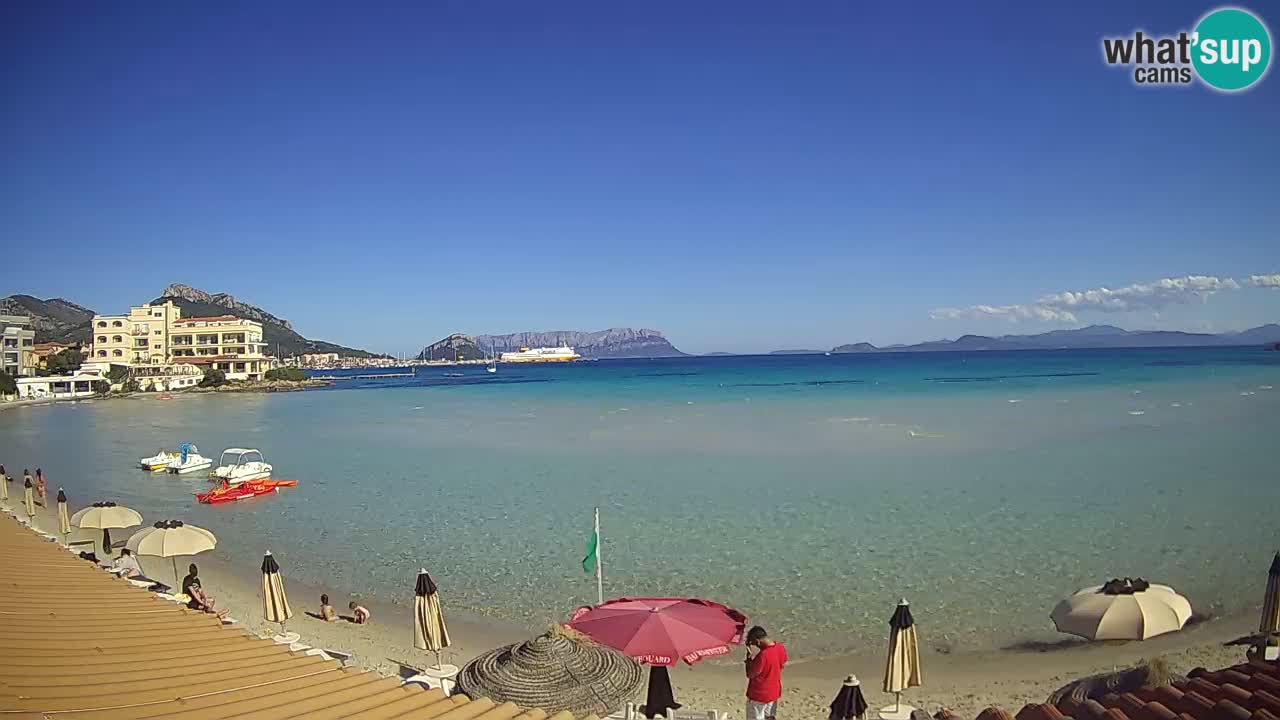 Webcam Terza Spiaggia Golfo Aranci – Liveblick auf den Strand