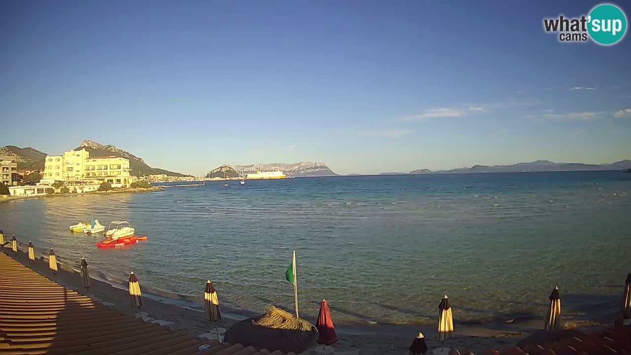 Webcam Terza Spiaggia Golfo Aranci – Vista en directo de la playa