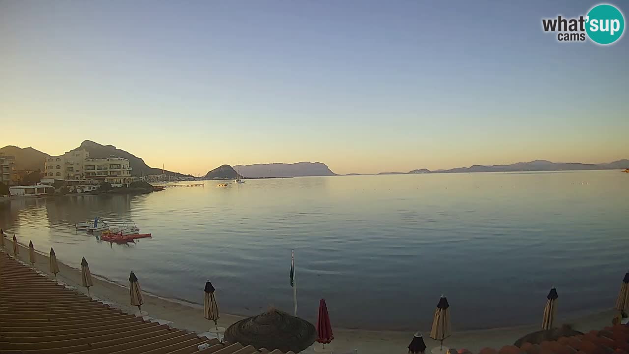 Webcam Terza Spiaggia Golfo Aranci – Vue en direct de la plage