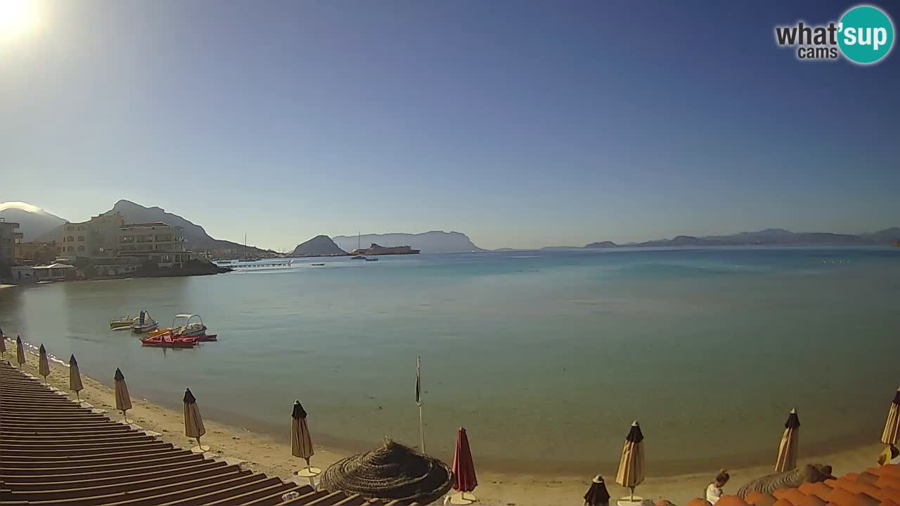 Webcam Terza Spiaggia Golfo Aranci – Liveblick auf den Strand