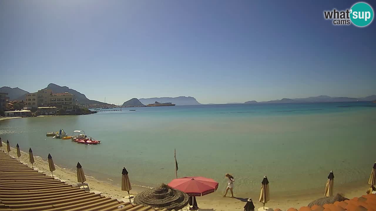 Webcam Terza Spiaggia Golfo Aranci – Liveblick auf den Strand