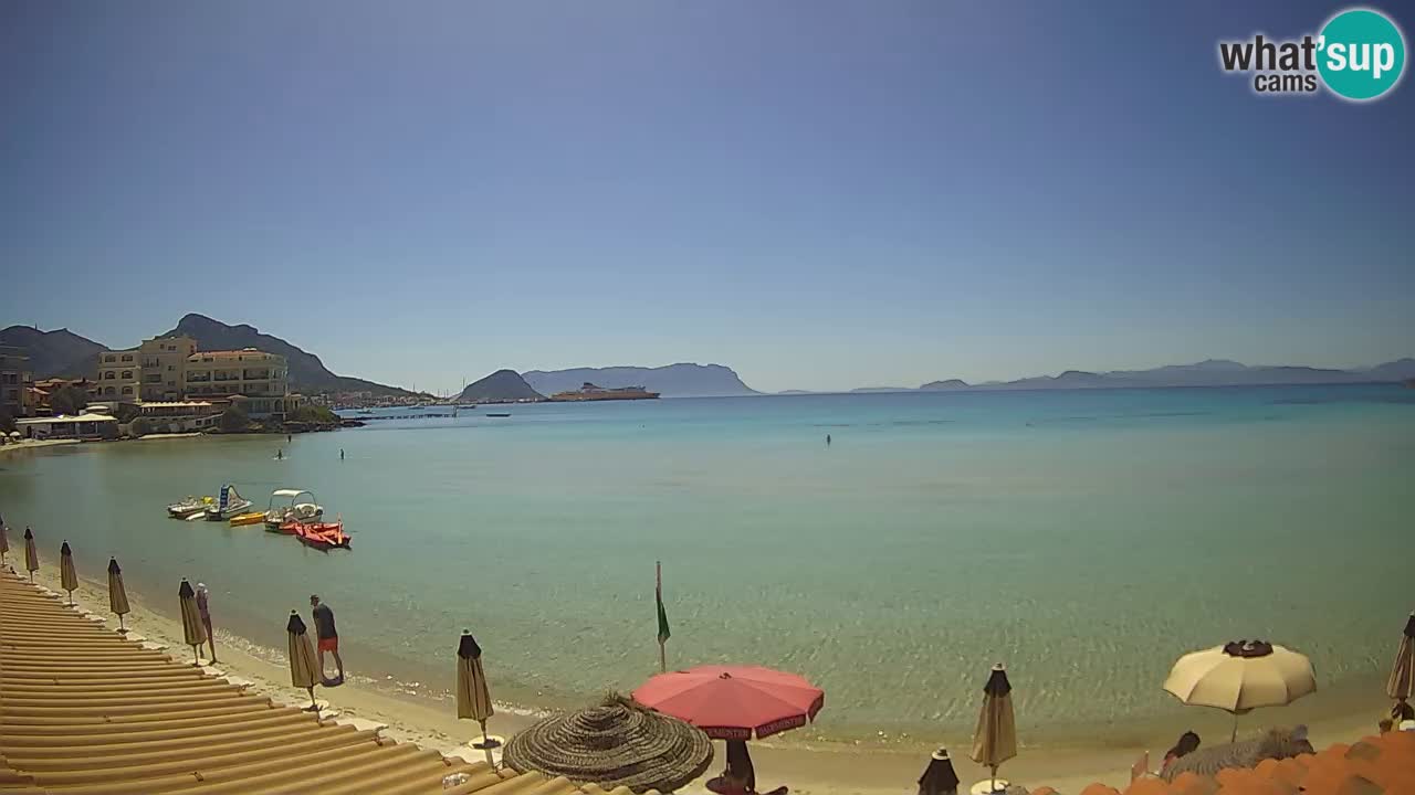 Webcam Terza Spiaggia Golfo Aranci – Vue en direct de la plage