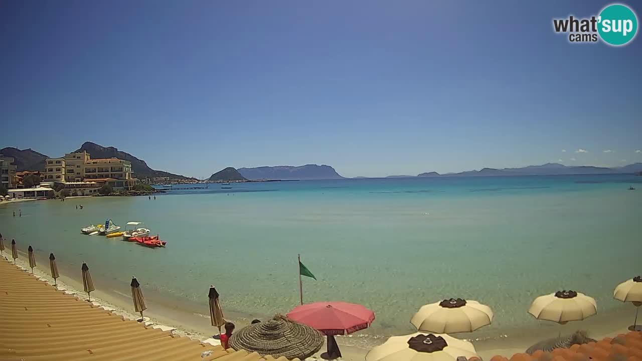 Webcam Terza Spiaggia Golfo Aranci – Vue en direct de la plage
