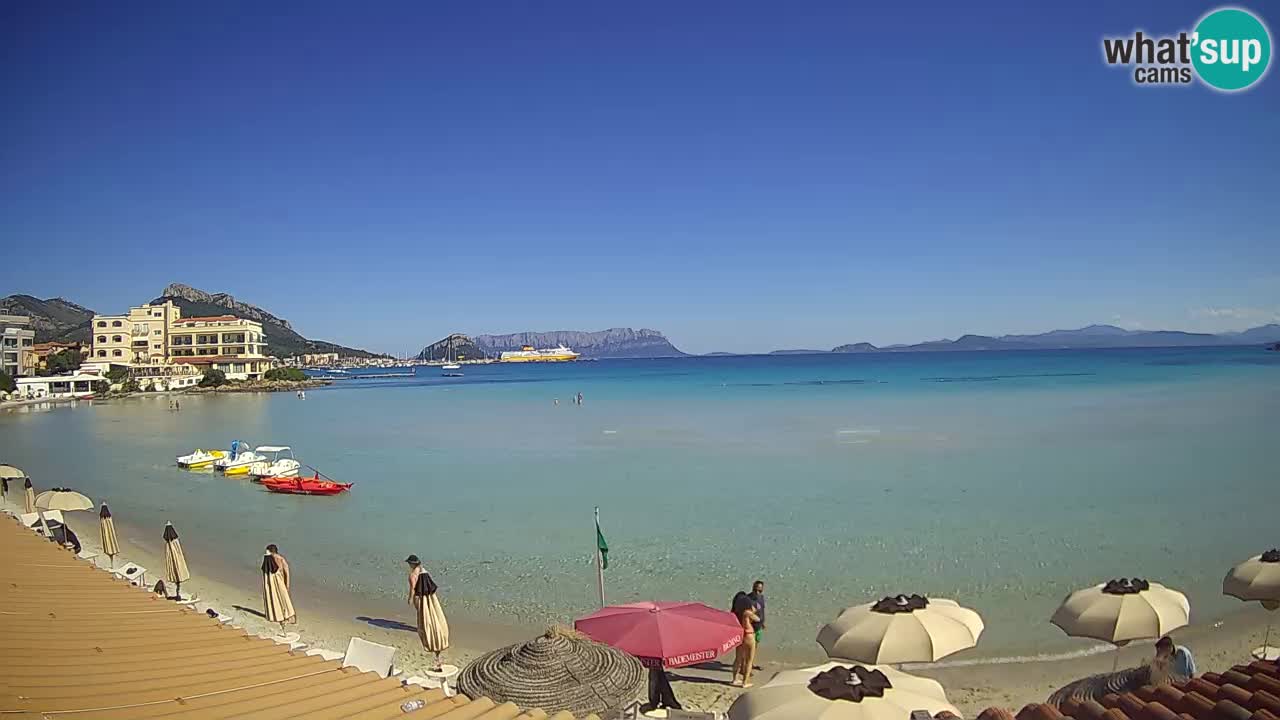 Web kamera Terza Spiaggia Golfo Aranci – Pogled uživo na plažu