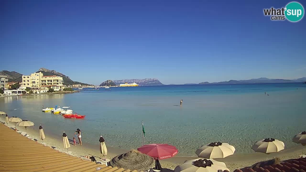 Web kamera Terza Spiaggia Golfo Aranci – Pogled uživo na plažu