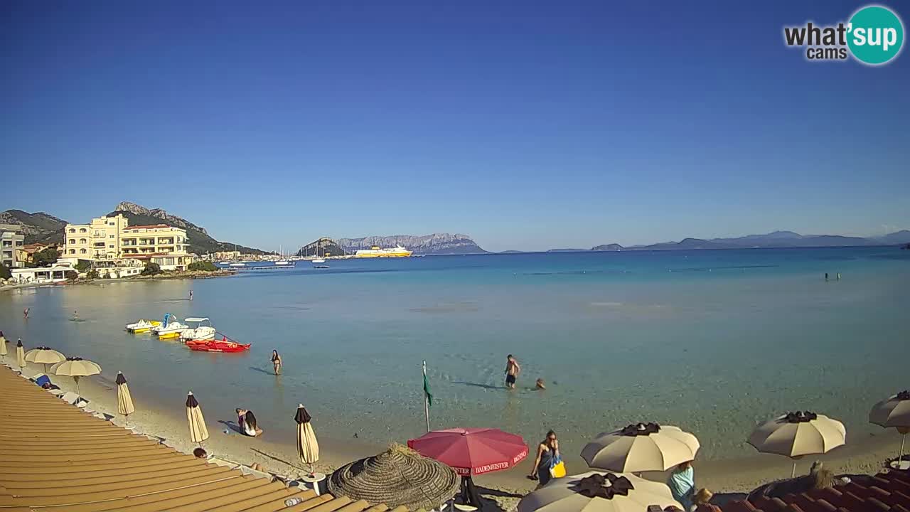 Web kamera Terza Spiaggia Golfo Aranci – Pogled uživo na plažu