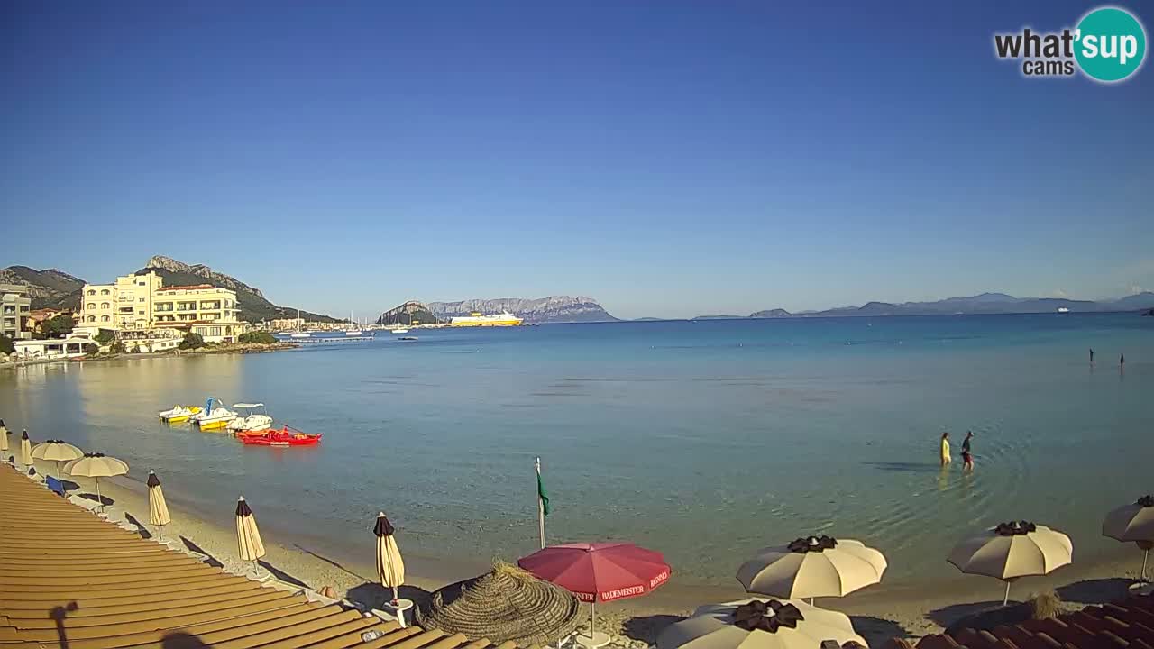 Webcam Terza Spiaggia Golfo Aranci – Vue en direct de la plage