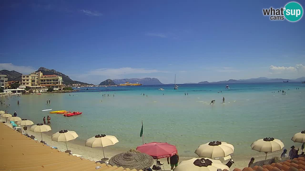 Webcam Terza Spiaggia Golfo Aranci – Vista en directo de la playa