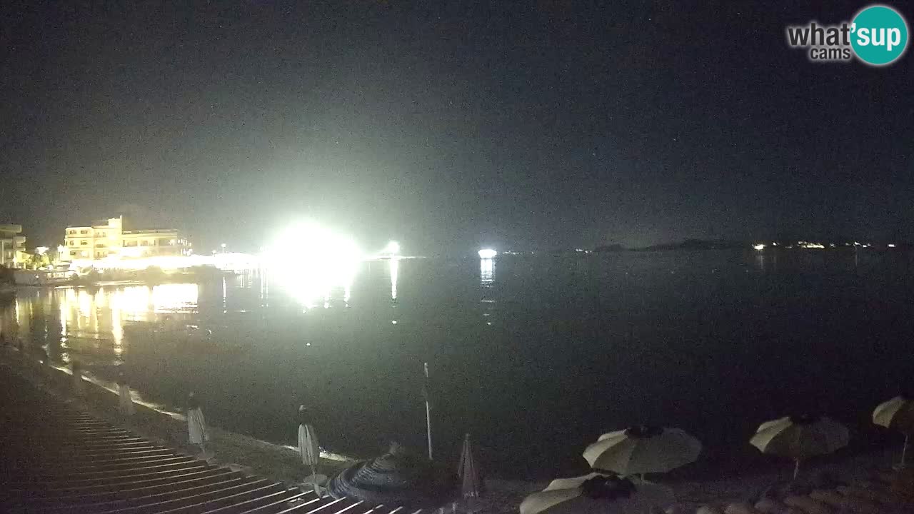 Webcam Terza Spiaggia Golfo Aranci – Vue en direct de la plage