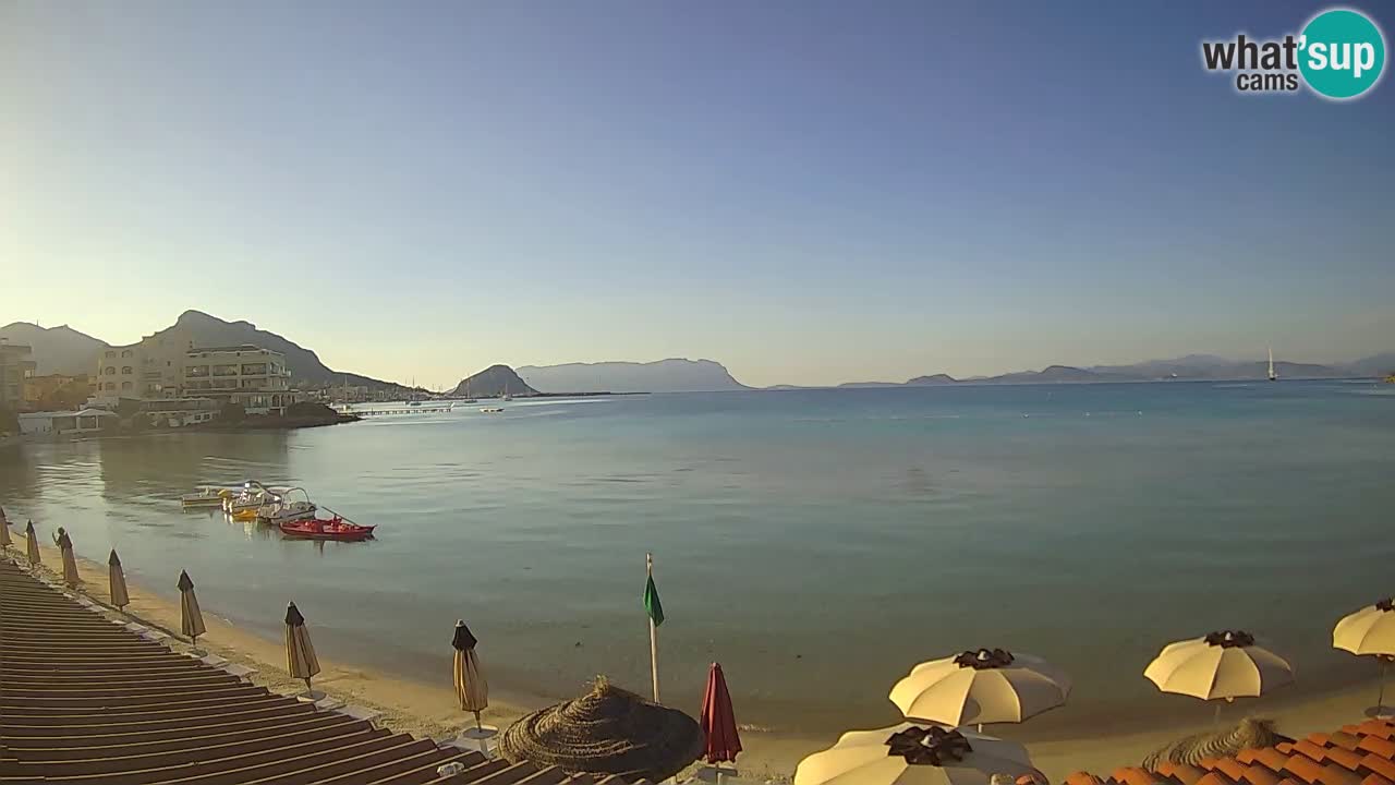 Webcam Terza Spiaggia Golfo Aranci – Liveblick auf den Strand