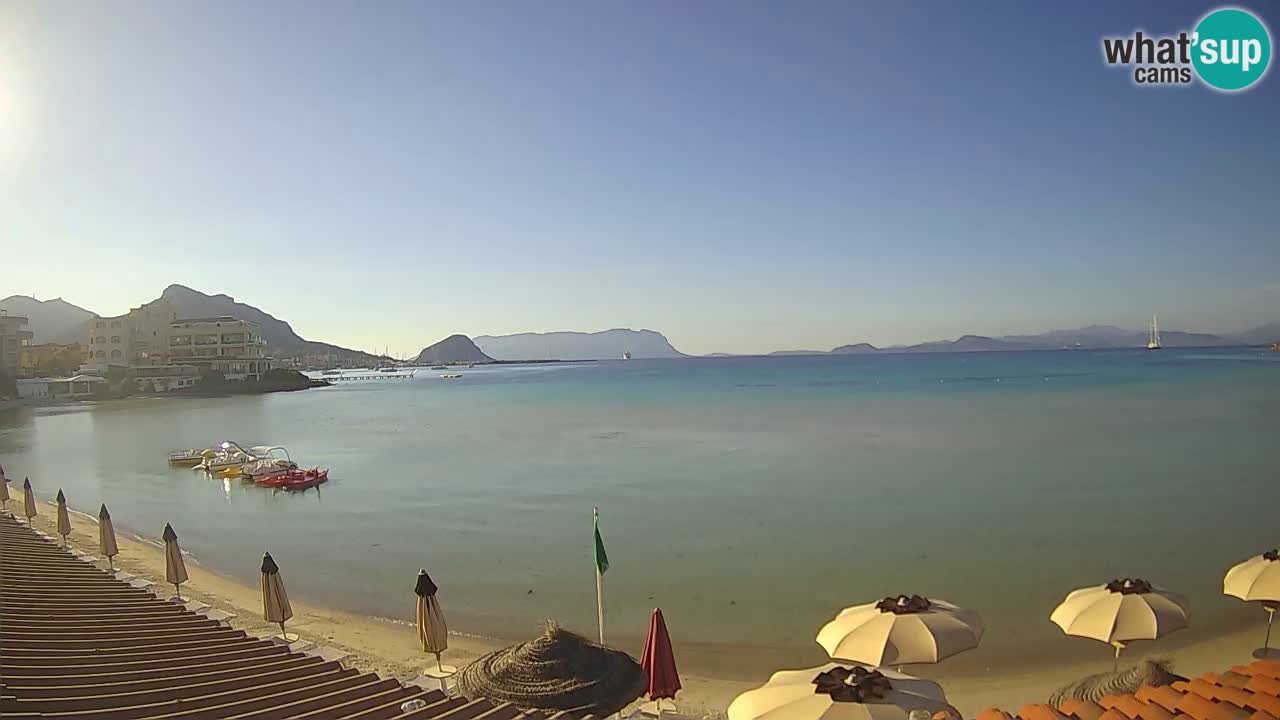Webcam Terza Spiaggia Golfo Aranci – Liveblick auf den Strand