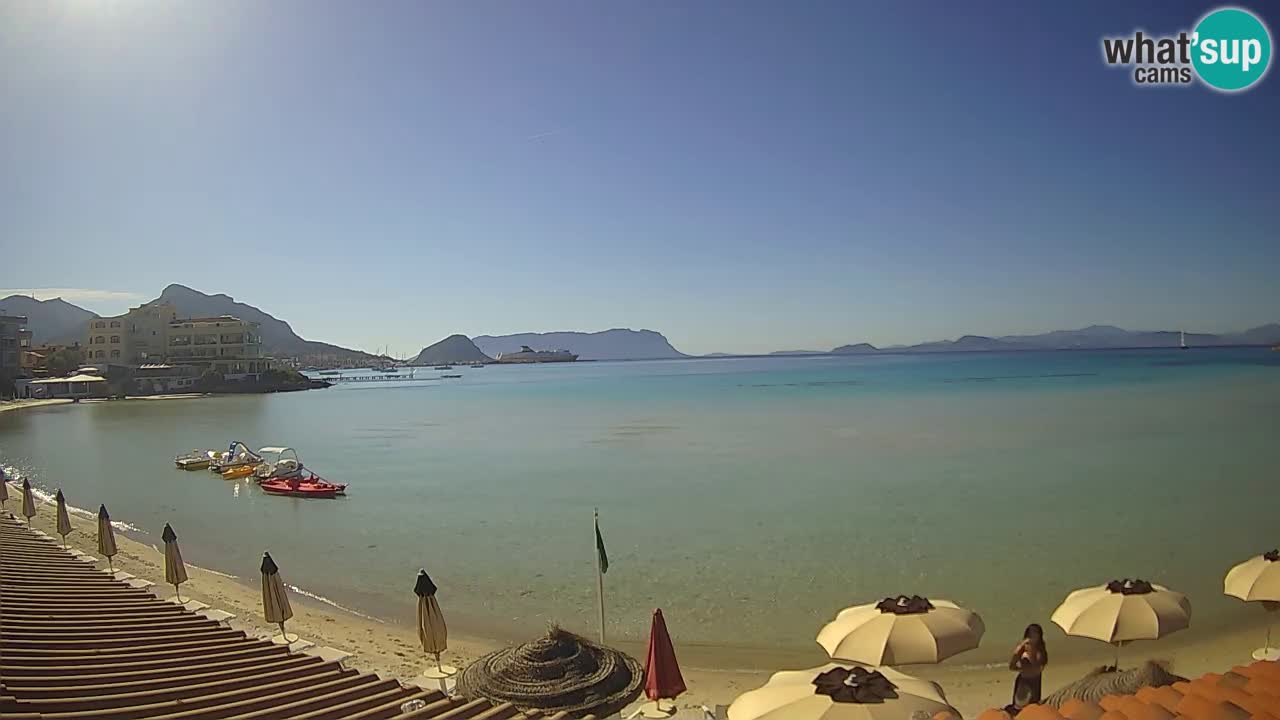 Web kamera Terza Spiaggia Golfo Aranci – Pogled uživo na plažu