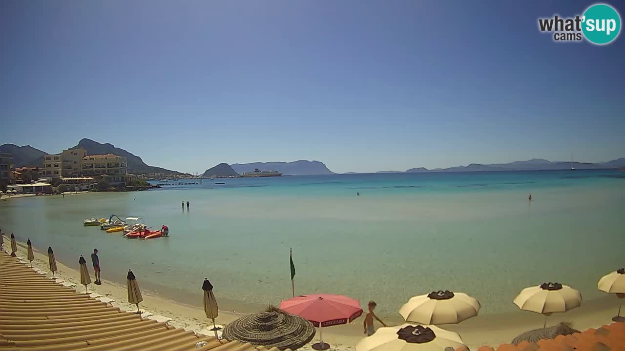 Web kamera Terza Spiaggia Golfo Aranci – Pogled uživo na plažu