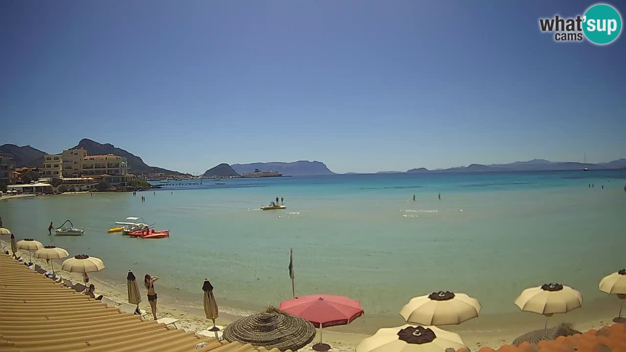 Webcam Terza Spiaggia Golfo Aranci – Vista en directo de la playa