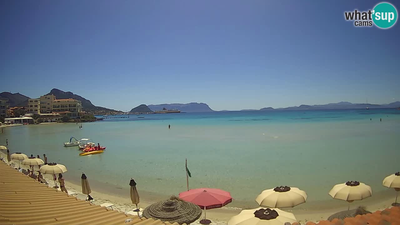 Web kamera Terza Spiaggia Golfo Aranci – Pogled uživo na plažu