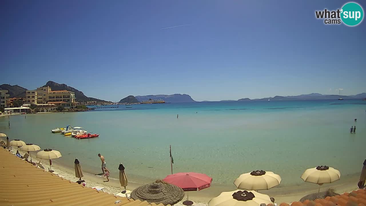 Webcam Terza Spiaggia Golfo Aranci – Liveblick auf den Strand